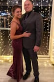 I bought this dress for a winter wedding and was so pleased!! The fabric is thick and stretchy, great quality, super soft!! Pictures beautifully. - Jenee K.