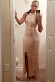 I loved how simple but yet "wow" this dress can be. It was definitely different classy and sleek and I received a lot of compliments. I always purchase dresses from Lulus.com for special occasions, but this is just my actual first review because I felt so good in this dress. The color, that rose gold looked so good on my skin. Loved it. - Racine B.