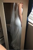 Wow! I used to work at a boutique bridal store and the quality of this dress is just as good. Feels like crepe material which is what high end dresses are made out of for the simple dresses.. I'm going to have a seamstress get rid of the adjustable strap. Will be perfect for my elopement wedding in Mexico - Kayla M.
