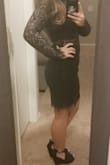 Beautiful dress and very well made. I wore it for a christmas party and after 6 hours of socializing, eating, moving it was still comfortable. Not too tight and very flattering. - Kiasa W.
