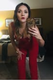Love it! I wear this sexy jumpsuit to a Christmas party and it was a total hit. Received so many compliments. The only issue I run was that I couldn't find an undergarment that won't show. I end up wearing nothing underneath.
Other than that, it looks and feels great. Totally recommend - Alba M.