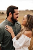I love love love this dress! It was a little see through so I wore a nude slip under. It was perfect for my engagement photos. Highly recommend! - Brooke M.