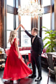 This dress was perfect for my engagement photos. Photographs beautifully!
I just wish the width of the straps were smaller. I feel like it made me look bigger then I am. - Ashleigh K.