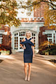 This dress was a hit all around. It fit perfectly and was very comfortable to wear. I received so many compliments on this dress and BOTH of my sisters begged to borrow it! I am actually going to surprise one of them for Christmas with this dress because it was just that hot of a topic. - Madeline B.