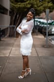 Beautiful dress!! It was a little loose around my waist but other than that, it was a nice fit. I would recommend purchase. - Philicia A.