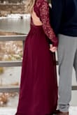 Wore this dress for my engagement photos and got lots of compliments! Was a little long even in heels since I am 5'4" 138 lbs but not horrible! Came out super cute, definitely recommend. - Natalia S.
