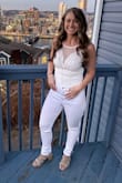 Perfect for a girls night out to celebrate my bachelorette party in the city. Wore a strapless bra underneath and it was comfortable all night! Also paired it with high waisted Skinny jeans from lulus!! - Janeen R.