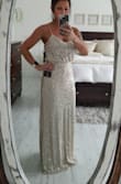 Out of 4 dresses i had ordered for a formal Christmas party to narrow it down from, I knew this was the one as soon as I put it on. I felt so sparkly and fancy. I had ordered the xs also just to be sure on the fit and decided i felt more comfortable in the small as it didn't hug the mid section as much as the xs. - April M.