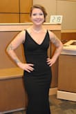 Love this dress! Ordered it for my winter wedding and got so many compliments. It is a heavier material so it would probably be hot in the summer. Im shorter so I did have it hemmed slightly and the straps shortened as well. Which allowed me to wear a dark bra under it without it being noticeable.
One negative... I live in Canada and upon delivery I was hit with a 52 dollar duty charge.
Id still prob order it again in another color. - Shannon G.