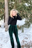 I LOVE these pants! They are so beautiful! Perfect for my family Christmas! I'm always impressed with my lulus purchases! - Nicole T.