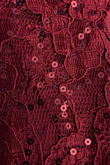 Beautiful dress! Love the details, lace, sequin. The red is a deep, velvety kind. Gorgeous. Long but I'm also short. Comfortable. Good quality. Going to be a fav and great option for occasions requiring a more formal attire. I have a small frame so I have to be careful when choosing between a small or medium. My measurements aren't always the most helpful guides, #curvygirlprobs. Def runs a little bigger so going with a small this go around made sense for me. - Karina L.