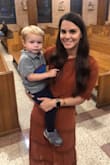I love this dress so much. The fit is perfect! It's so comfortable and the material feels very high quality and nice. The color is amazing and I could wear this on many different occasions!! Recently wore it to my nephews baptism. - Nicole B.