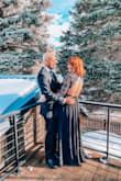 I bought this dress for a winter wedding in Vail, CO and it was absolutely stunning! I received so many compliments and when my boyfriend saw me in it I thought I'd never pick his jaw up off the floor LOL. Even the seamstress gasped when I went in to have it hemmed and stepped out of the dressing room. I LOVED the long sleeves and the open back. The lace was absolutely gorgeous and the shelling of the lace in the v-cut was so flattering. Plus, it slimmed the waist in the perfect place and was so flowy and fun to dance in. I highly recommend! - Kandi S.
