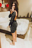 This dress was exactly what I was looking for for New Year's Eve on my honeymoon in Mexico. Fit like a glove and was long enough for me! - Brenna K.