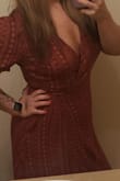 I recently gave birth to my second child. Clothes have fit odd to say the least. This dress gives the option to tighten up or loosen while looking good either way. First dress I've felt good in in along time. And you can wear comfortably wear without a bra! Love it - Trista R.