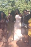 I absolutely love this dress. I wore to the theater to see Phantom of the Opera, then to a wedding. I love the color, length and fit. I've gotten numerous compliments on it - Sierra B.