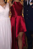 I wore this dress for my brothers wedding and everyone loved it!! It fit perfectly, the material is great, and the flow is beautiful. - Maddison Z.