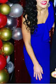 Beautiful color and extremely comfortable. This dress is heavyweight and well made. I was able to wear 4" heels without the dress looking too short on my 5'10 frame. Lots of compliments. - Tie N.