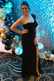 I totally loved it. At first I wasn't sure about it since I have broad shoulders and I thought that the ruffled one-shoulder would make me look bigger, but it make me look fabulous. I felt sleek. I got tons of compliments. I wore it to a New Year's party. It was my first buy at Lulus and I am looking forward to keep on shopping here. Got love Lulus. - Raquel D.