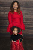My mother bought this dress for our annual Christmas photos. It fits beautifully and is well made with quality material. The fabric is nice and thick. The dress is also lined which is a plus! In short, I love the dress and it looks gorgeous! - Diane G.