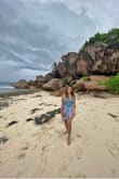 Wore this on my honeymoon to the Seychelles and it fit great! Very flattering with a hint of sexy!! - Priscilla N.