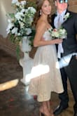 Wore this on my wedding day on new years eve and it fits amazing! I've got lots of compliments! - Sheila R.