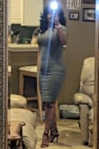 I attended a semi-formal dinner to celebrate my Hubby's birthday, & loved how I looked & felt in this dress! Though it looks casual, I paired it with black, strappy, suede slingbacks & it completely elevated my look! - Jan-Marie A.