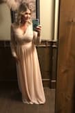 I ordered this dress to wear when my husband and I eloped and it was perfect! The fit and material are amazing! The price and quick delivery made it even better! - Amanda M.