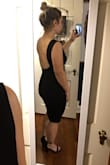 Wore this dress for a company xmas party. It was just the perfect combination of classy and sexy. I am short so it fell around my knees. The material, like all lulus dresses, is high quality and very comfortable. - Krista M.