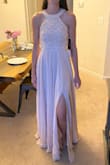 It fits perfect! Great color for a bridesmaid dress and it was a great price - Kelly H.