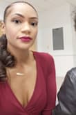 The color is pretty and it fit well. It does show every curve though. - Sanéa V.
