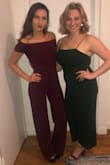I bought this jumpsuit for my cousin's wedding in November. I received numerous compliments throughout the night and after. It was extremely comfortable to dance in. Wore it again for New Year and kept my legs warm in New York City. I would highly recommend to anyone who enjoys sleek, basic, and elegant attire. It needs to be worn with heels if not hemmed. - Monique H.