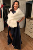 I absolutely loved this dress!!! Best dress I've ever purchased. Fit me perfect in all the right places, and was so classy. It was such a hit at my work holiday party. Got sooo many compliments and people were telling me I looked like a princess. I definitely felt like one! This dress will not disappoint!! - Teresa R.