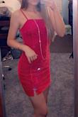 It fit well and the material was stretchy enough but not see through. I wore it to a formal and it was comfy all night. I love that the straps are adjustable - Emma W.