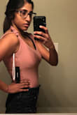 The material was so soft! I love it. You have to wear it without a bra or with a sticky bra! - Riti K.