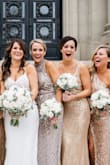 Absolutely perfect for a New Year's Eve wedding!  No alterations necessary! - Ashley M.