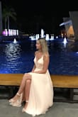 This dress is something else so beautiful. Putting it on can be difficult. Definitely will need help. But at the end of the day I felt like a princess. Fits like a glove. - Tanya L.