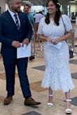 This dress was just what I was looking for my civil wedding ceremony. It perfectly and it was so feminine and pretty. - Sophia A.