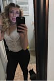 I absolutely loved this bodysuit everything about it was perfect. It fit so comfortably and I got the white color which for me wasn't see through with no bra so was fine to wear out in public. Couldn't be happier! - Cloey P.
