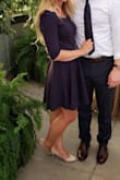 This dress is a closet staple. Super versatile! I wore it to a banquet but many of my friends have asked to borrow it and wore it to a variety of events. This dress is stretchy and super comfortable. The material is soft, but thicker as well. - Carly W.