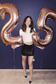 Love this skirt! It was the perfect piece to wear out for my birthday. It fit my body perfectly and was very form fitting, which is what I was looking for. I'm 5'9" and the skirt was a good mini length for a night out. I received lots of compliments! - Kylie B.
