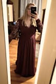 This dress is perfect! It fits just right right aside from being slightly too long. Definitely recommend! - Jessy H.