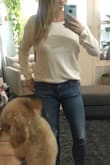 This is the second color I have purchased because I love this light weight sweater so much. It runs large so I got a Small. - KATELYN L.