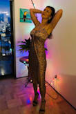 This Dress fits amazing hugs my body in all the right places and leaves me feeling ohh so sexy!! Seriously get this dress!!! - Shakira M.