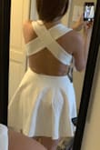 Bought this to wear for later on at my wedding reception. I'm short so I will have to hem the straps a bit, but overall I love it! - Alicia B.