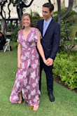 Wore this dress to a wedding in Hawaii and I was the perfect look. The dress is a bit long, even with two inch heels it still touched the ground, but everything else fit well. - Lilly E.