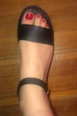 Love these... have been looking for a simple style black sandal like this for a while. I've always been a 9, but on lulus sometimes I'm an 8.5 if it runs big, but I listened to the reviews and ordered the 9. so true to size! I can't really get a feel on it it's fantastic quality, but for $20 they are perfect and you can't beat the price! - Olivia L.