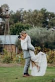 I changed in to this dress after the wedding ceremony for a more relaxed but still beautiful look. I got so many compliments! Loved this dress. It could easily be worn as a wedding dress - I just had 2 dresses I fell in love with and couldn't pick between them so I wore both :) - Missy M.