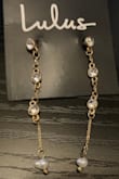 I love that these earring are dainty but still have some sparkle. The only thing I did not like was the pearls at the bottom are not circular/oval. They are both uneven but one of the earrings had a pearl with a smaller pearl attached (see photo). I get that they're supposed to simulate "natural" pearls which is the reason for the unevenness but it still looks a little funny. - Stephanie M.