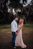 This dress is so light and airy. It makes you feel beautiful as it flows around you. Since it is so thin, you may want to consider sewing liners in the top just in case you get "cold." I love the small train and the way you can tie the back to ensure a perfect fit. - Kristi L.